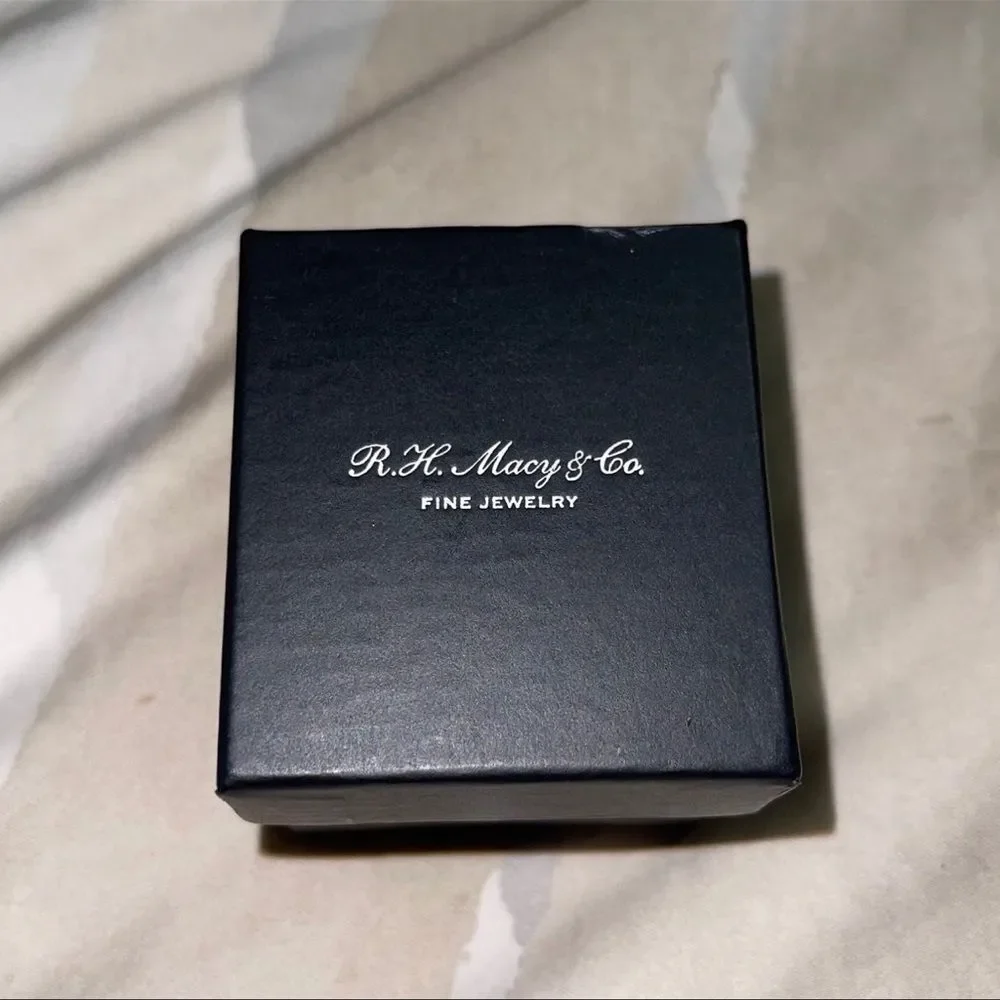 Macy’s 2” x 2.5” Black Jewelry Gift Box